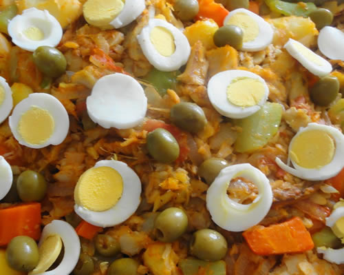 Receita pronta de Bacalhoada